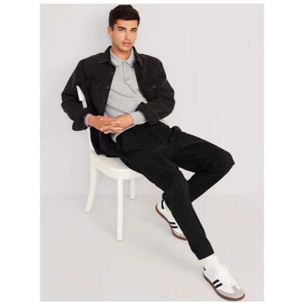 Old Navy Modern Jogger Built In Flex Stretch Drawstring Pull On Mens Large NWT